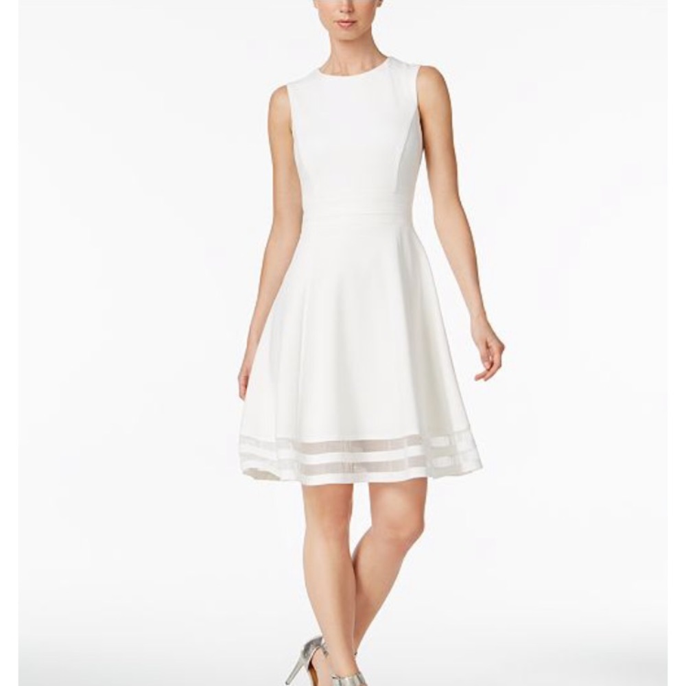 Calvin Klein white dress